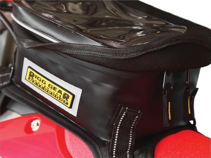 Nelson Rigg Waterproof Hurricane Dual Sport/Enduro Tank Bag, Black/Grey