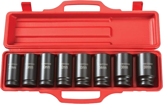 TEKTON 3/4 Inch Drive Impact Socket Set, 8-Piece | 4889