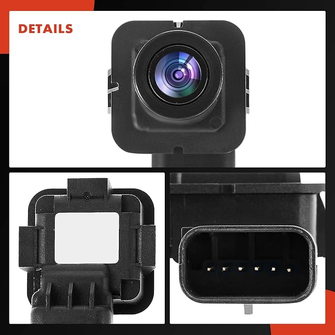 A-Premium Park Assist Camera Rear View Backup Reverse Camera Compatible with Select Ford Models - 2015 2016 2017 2018 2019 Transit-150/Transit-250/Transit-350/Transit-350 HD - Replace# CK4Z19G490A