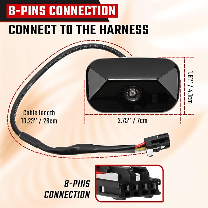 95760-2K100 Backup Camera Rear View Camera Fit for Kia Soul 2010 2011 2012 2013 Parking Park Assist Camera Replaces#957602K100,957602K100I7 95760-2K100-I7