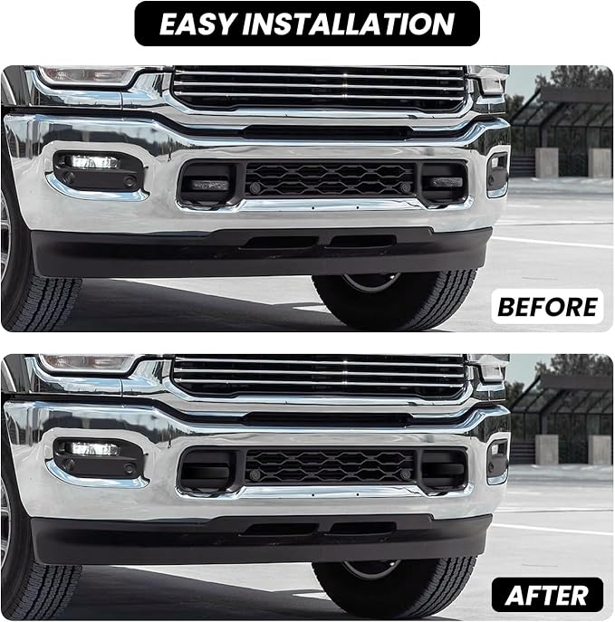 Front Tow Hooks Covers for RAM 2500/3500 2019-2026, Hitch Cover Customized Car Tow Hooks Compatible with RAM 2500/3500 Accessories 2019-2026 (Black)