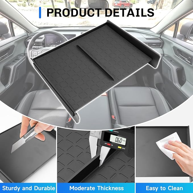 SXCY for 2026 Toyota RAV4 Center Console Organizer Tray for 2026 Toyota RAV4 Accessories Front Center Console Tray 2026 RAV4 Armrest Front Console Organizer Tray | 2026 RAV4 Front Center Console Tray