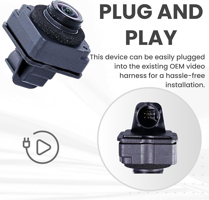 Backup Camera for 2015-2023 Chrysler 300 Rear View Parking Cam | Fits OE 68210237AA 68212996AC 68354574AA 68386753AA 68386753AB 68386753AC 68386753AD reverse assist parking monitor