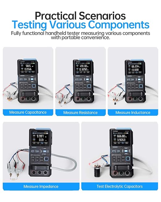 100kHz LCR Meterand Transistor Tester
