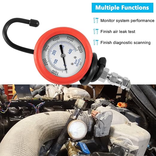 Bonbo Hpop Test Tool High Pressure & Air Leak Test Gauge Tool Kit Fits for Ford F250 F350 6.0L & 7.3L Powerstroke 1994-2007