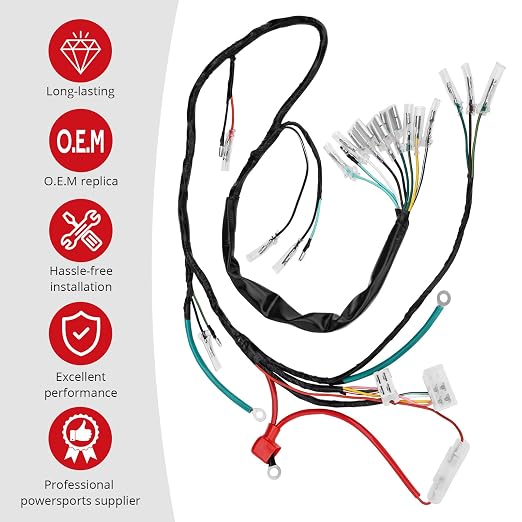 JAVIK Main Wire Harness for Honda SL100 1970-1971 O.E.M# 32100-110-671