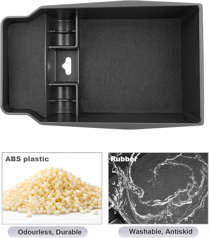 SKTU for 2026 Mazda CX-5 Center Console Organizer for 2026+ Mazda CX-5 Console Tray Mazda CX5 2026 Accessories ABS Insert Armrest Storage Box with Coin Holder