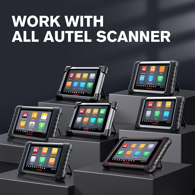 Autel MaxiSys MSOBD2KIT Non-OBDII Adapter Kit, 9PCS Connector for Diagnose OBD 1 Vehicle, OE-Compliant Connectors, Support Autel Scanner MK808S MK900 MX900 MK808BT PRO MK900BT MP900BT MS906 PRO Ultra