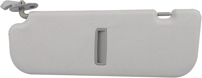 Pair Sun Visor Compatible with 2011-2016 Hyundai Elantra (Not for GT Models), Driver & Passenger Side Sunvisor Replacement Kit with Clips & Screws, Replaces OEM 85210-3X040-TX (Color Gray)