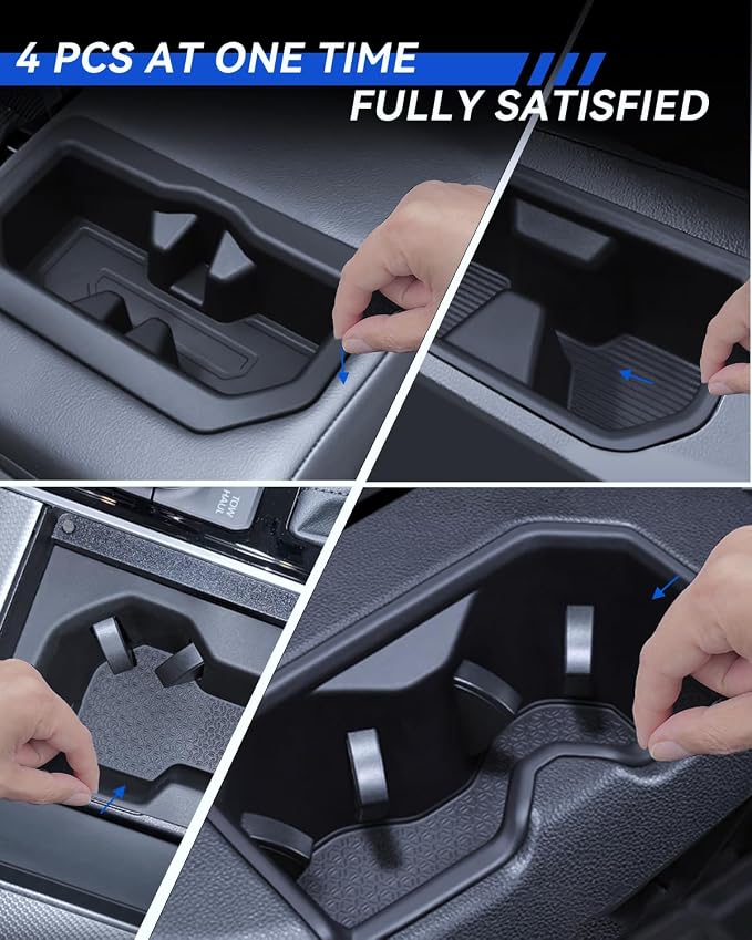 for Sequoia 5 Pcs Cup Holder Set 2023-2026 Sequoia(SR/Limited) Accessories Control Cupholder Insert Durable-8 Seat Only