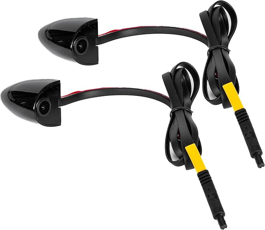 Master Tailgaters RCA Side Cameras - Right & Left (2 Pack) | Turn Signal Activated | Reversible Image | Universal Fit for Cars, Trucks, RVs