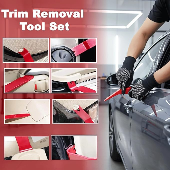 HIGH & SKY Car Tool Kit – Solid Steel Rod 68 Inch with Air Wedge & Pump | Multipurpose Car Repair Tool Kit for Vehicles, Home & Garage Use