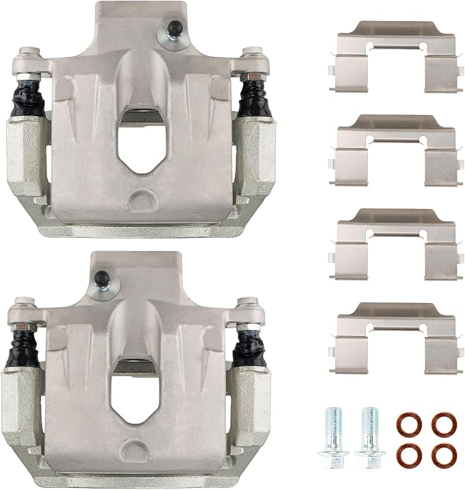 KAX Disc Brake Caliper Assembly Fit for Trailblazer/Envoy 2002-2009, Trailblazer EXT/Envoy XL 2002-2006, Rainier 2004-2007, SSR 2003-2006, Envoy XUV 2004-2005, Bravada 2002-2004, Rear Side