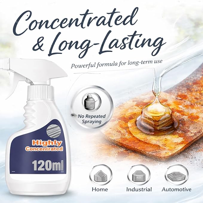2027 Upgrade Steel Rust Remover, Rust Remover Spray For Metal (*2)