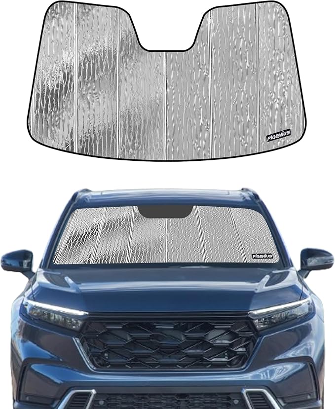 Pigenius Windshield Sunshade for 2023-2026 Honda CR-V, Reversible Silver/Black