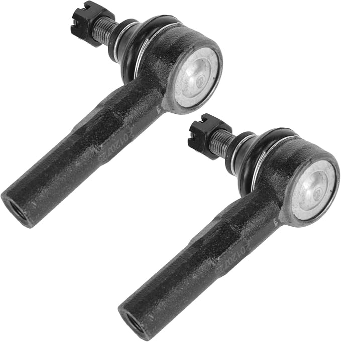 TRQ Outer Driver and Passenger Side Tie Rod Set 2 Piece Compatible with 1991-1998 Toyota Tercel 1992-1998 Toyota Paseo 2000-2005 MR2 Spyder