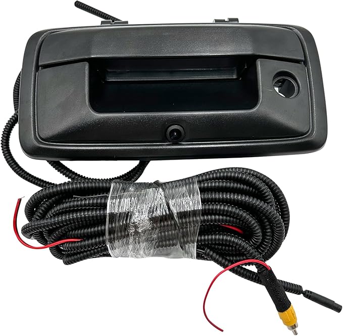 Rear View Backup Tailgate Handle Camera Compatible with 2014-2018 Chevy Silverado GMC Sierra 1500 2015-2018 Sierra 2500HD 3500HD Canyon Tailgate Door Handle Replacement Camera