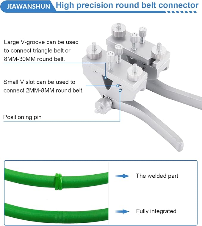 JIAWANSHUN Round Belt Welding Machine Joint Machine (Welding Clamp Pliers)