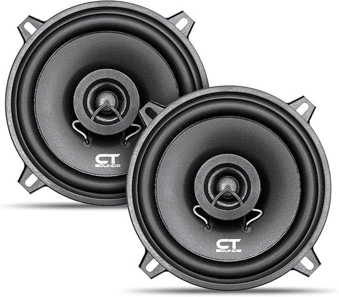 CT Sounds BIO-5-25-COX 5.25 Inch Coaxial Car Speakers, 160 Watts Max, Pair