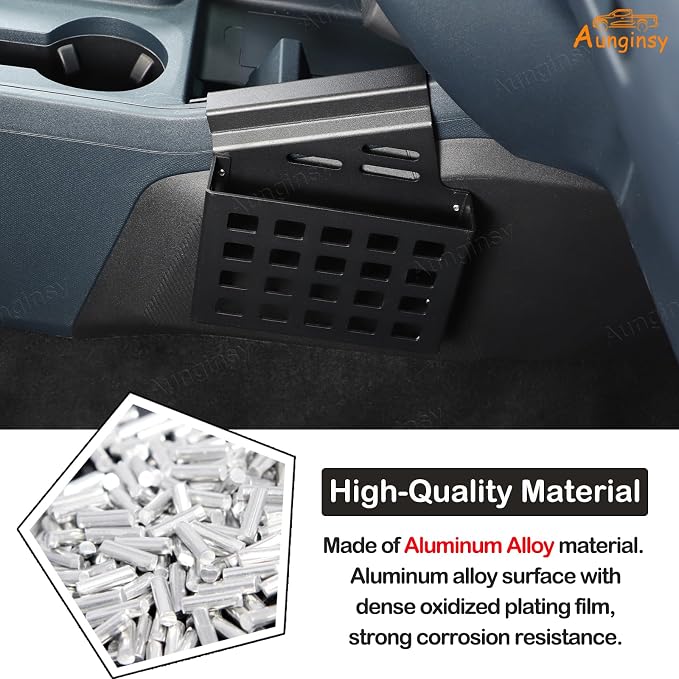 Aunginsy Center Console Right Side Gear Shift Storage Box Basket Compatible with Ford Maverick 2022-2025 Center Console Organizer Tray Side Gear Shift Armrest Storage Box Basket Interior Accessories