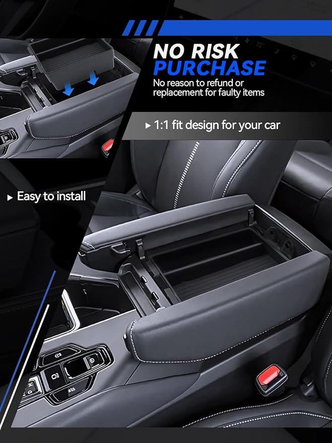 for TX Center Console Organizer 2024 2025 2026 Lexus TX 350/500h/550h+ Accessories Armrest Tray Middle Storage Box Insert Container Durable ABS Plastic