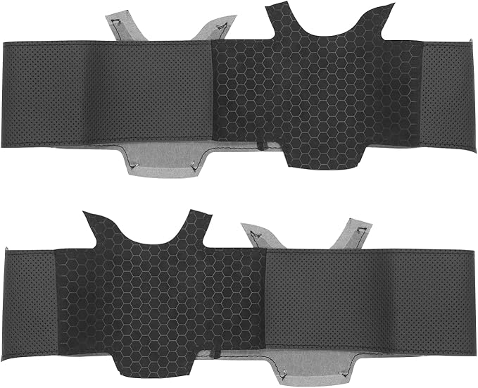 MEWANT Hand Stitch Steering Wheel Cover for Toyota Land Cruiser 2024-2026, Custom Fit DIY Wrap Interior Accessories