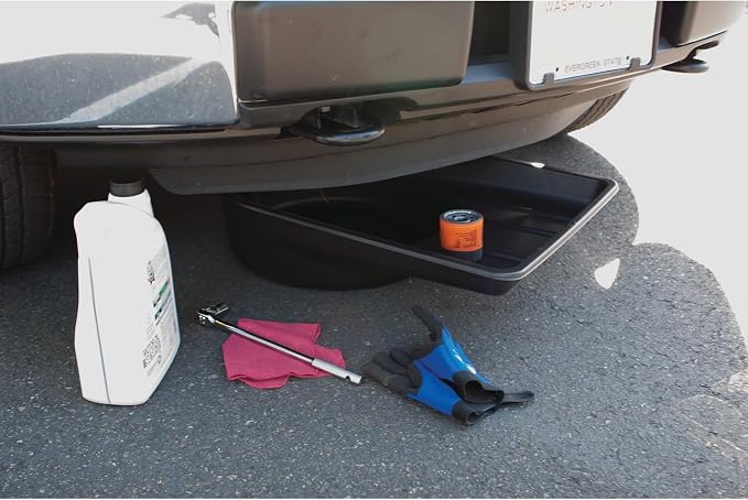 Performance Tool W4072 Black Extra Large Portable 7.5 Gallon Oil Drain Pan, (28.4 L)