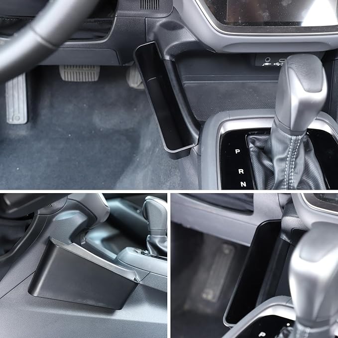 HAPPYHORSE Central control gear side Storage Box Tray Compatible with Subaru Crosstrek 2024 2025 Car Center Console gear panel Side Organizer Storage Box Tray Accessories