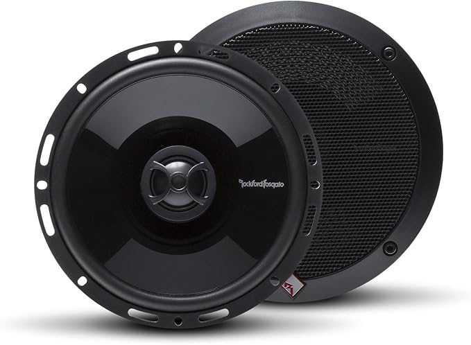 Rockford Fosgate P1650 Punch 6.5" 2-Way Coaxial Full Range Speaker - Black (Pair)
