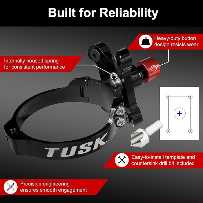 Tusk Holeshot Device Dual Button or Single Button Compatible with (Yamaha, Single Button)