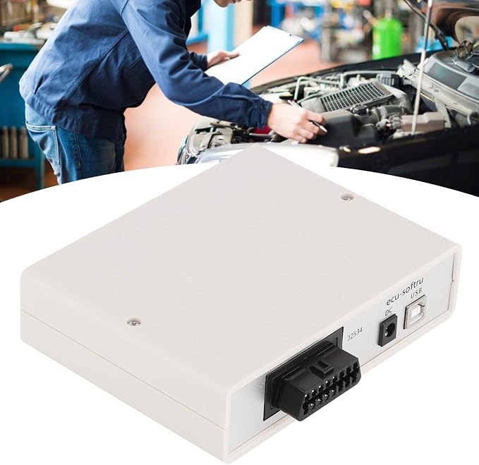 ECU Openport Power Box,ECU Power Box Flash with Full Adapters Compatible with JTAG Works ECU Openport US Plug 100-240V