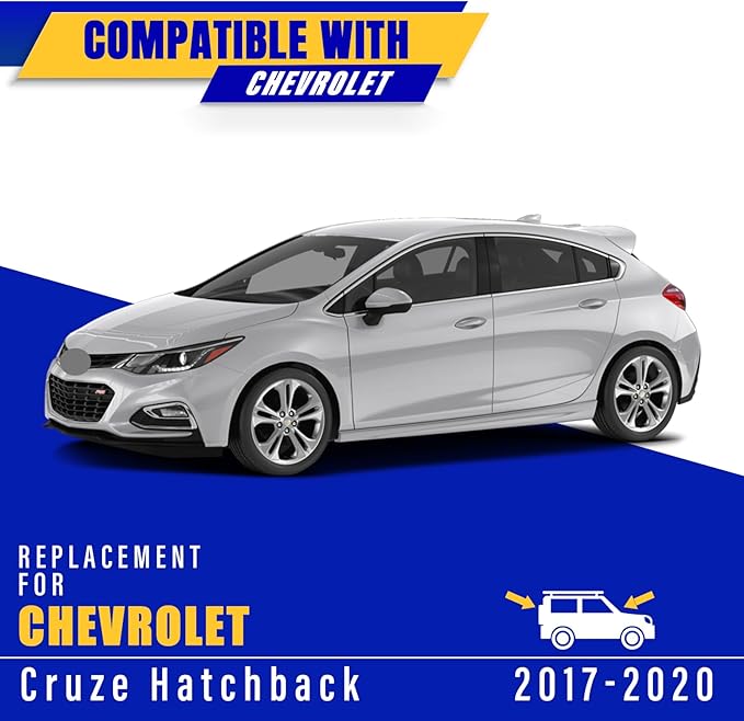 3 wipers Replacement for 2017-2020 Chevrolet Chevy Cruze Hatchback, Windshield Wiper Blades Original Equipment Replacement - 28"/24"/10" (Set of 3) Top Lock