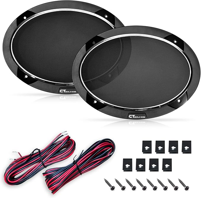 CT Sounds Meso 6x9” 400 Watt 2-Way Premium Coaxial Car Speakers, Pair
