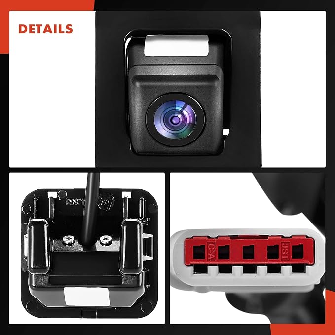 A-Premium Rear View Backup Camera Compatible with GMC | Parking Camera for 2017 2018 2019 Acadia - Fit the model without Surround View
