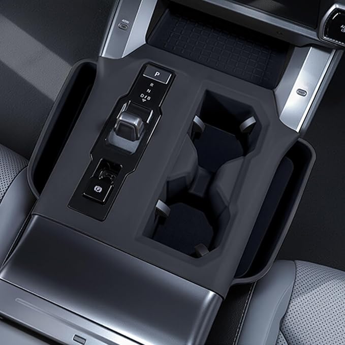 Suitable for 2026 Toyota RAV4 Central Control Protective Pad,Passenger Storage Organizer Mat,Interior Accessories Center Console Glove Box Organizer Tray (Black)