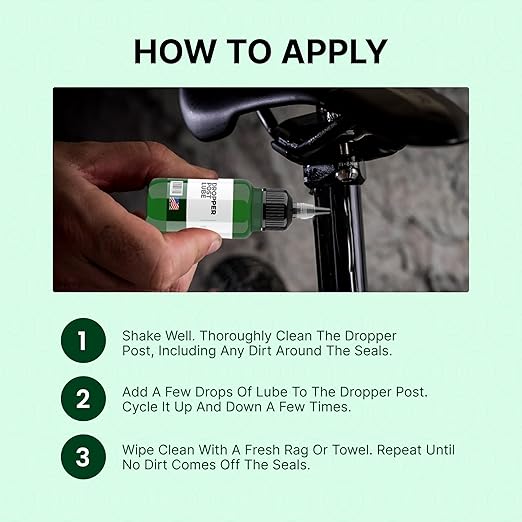 Fork Stanchion, Shock, & Dropper Post Lube – Superior Suspension Performance, Corrosion Protection, and Waterproof Formula for All Bikes