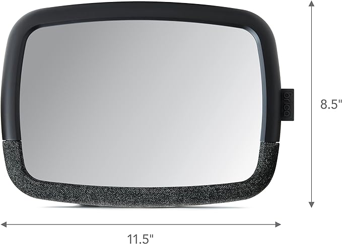 Munchkin Baby Car Mirror for Rear Facing Car Seats,Pivot 360 Baby in-Sight Adjustable Auto Mirror,Black,(Pack of 4)
