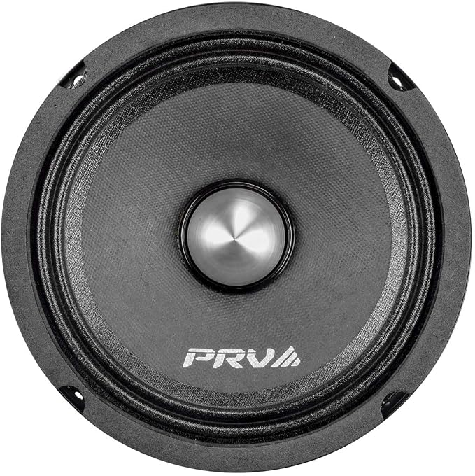 PRV AUDIO 6.5 Inch Midrange Bullet Speaker Pair 6MR400-4 Bullet, 4 Ohm 400 Watts High Performance Car Audio Loudspeaker High Output Sound (2 Speakers)