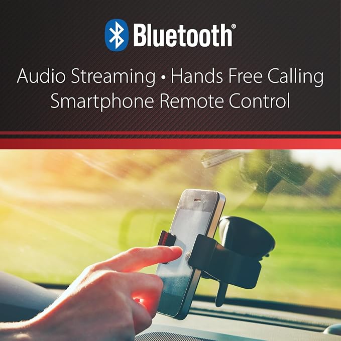 Dual Electronics XRM69BT 7-Character LCD Single DIN Car Stereo | Bluetooth Hands Free Calling & Music Streaming | Push to Talk Assistant | AM/FM Radio | USB Playback & Charging | Not a CD Player