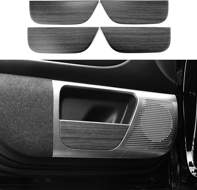 YOUTOOCAR Door Kick Panel Protector Covers Compatible with Hyundai IONIQ 9 Accessories (Wood Grain)
