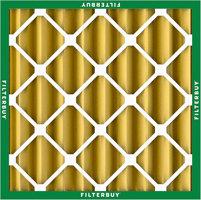 Filterbuy 20x20x4 Air Filter MERV 11 Superior Pet & Allergy Defense (5-Pack), Electrostatic Pleated HVAC AC Furnace Filters Replacement (Actual Size: 19.50 x 19.50 x 3.63)