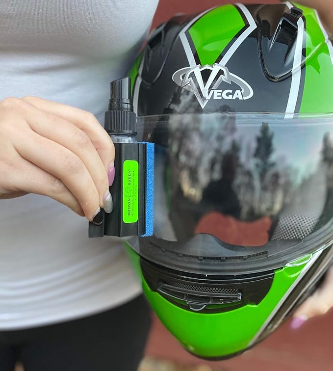 Professional Motorcycle Faceshield Cleaning System