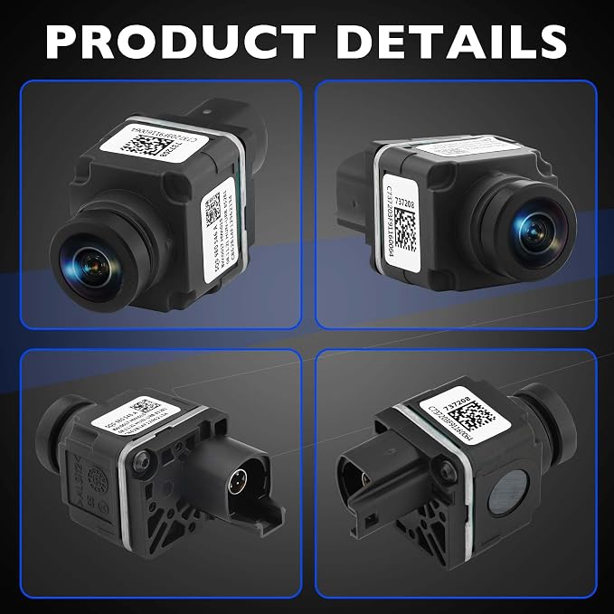 5Q0980546A Front Camera Compatible with Audi A4 A5 Q3 Q5 S4 S5 Bentley VW Atlas Porsche, 360 Surround View Camera Replacement, Replaces 5Q0 980 54 6A, V15-74-0039, 5Q0-980-546-A, 5Q0 980 546 A