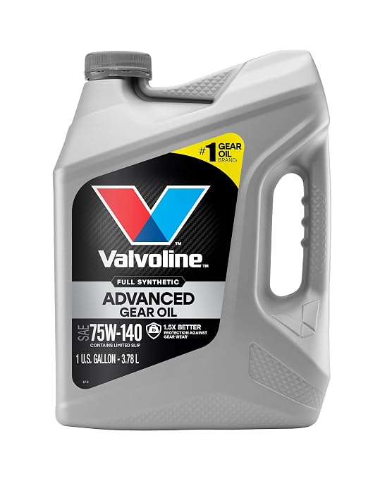 Valvoline SynPower SAE 75W-140 Full Synthetic Gear Oil 1 GA, Case of 3