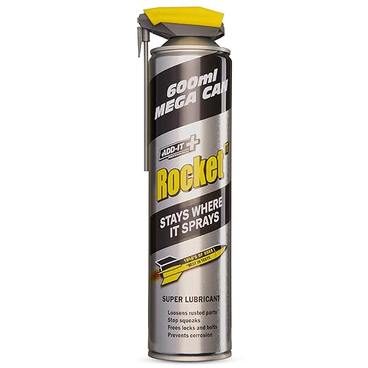 Multi-Purpose Lubricant Spray, 20 Fl Oz - Super Penetrating Oil & Anti-Corrosion Spray for Rusted Bolts, Tools, Bikes & Garden Equipment, Water-Resistant Protective Coating - 600ml Mega Can