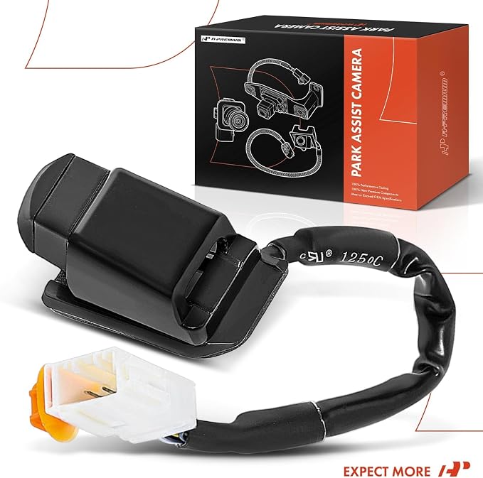 A-Premium Park Assist Camera Rear View Backup Reverse Camera Compatible with Select Acura Models - 2013 2014 2015 RDX Sport Utility - Replace# 39530-TX4-A01