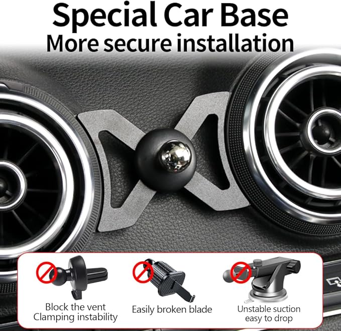 Car Magnetic Phone Mount for Audi A3 S3 RS3 2014 2015 2016 2017 2018 2019 2020 Auto Interior Accessories Best Cellphone Holder Fast 15W Wireless Charger Cell Phones Charging Screen Stand
