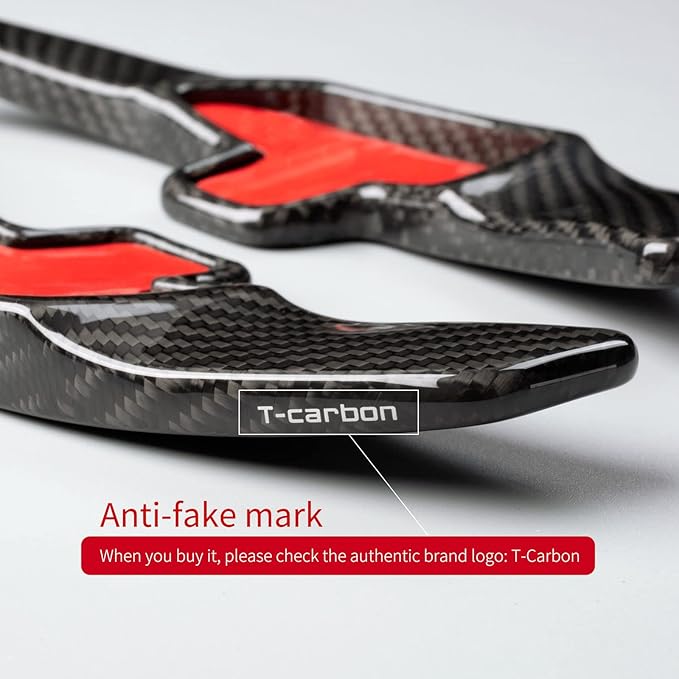 T-carbon Genuine Carbon Fiber Paddle Shifter Extension Steering Wheel Paddle Shifter Fits for Mercedes Benz A B C E S Class CLA CLS GLC GLE450 GLS G Series