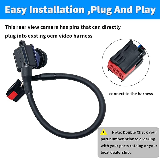 Rear View Back Up Camera Compatible with 2011-2014 Dodge Charger Chrysler 300 Replacement Backup Camera Replaces 56054058AH 56054058AD