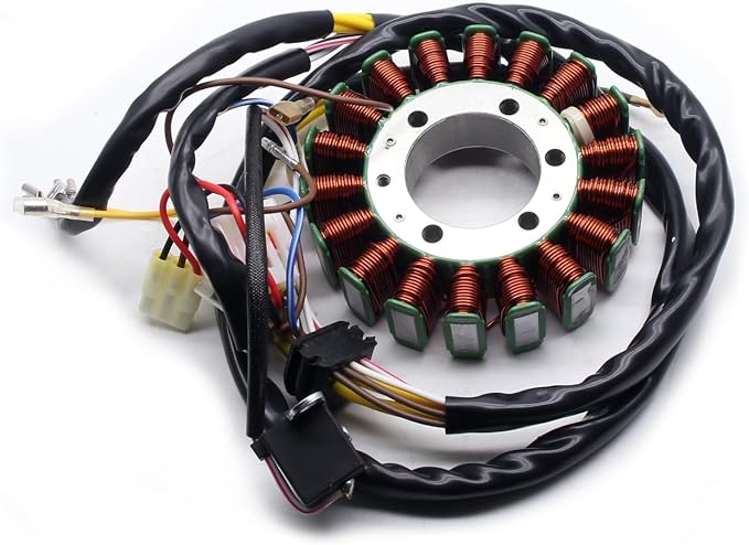 MZS ATV Stator, OEM 3089249 3089546 3089965 3089403 UTV Magneto Stator Coil Compatible with Sportsman 400 450 04-07 / Sportsman 500 04-09 12-13 / Scrambler 500 04-12 / Ranger 400 10-14 / ATP 500 05